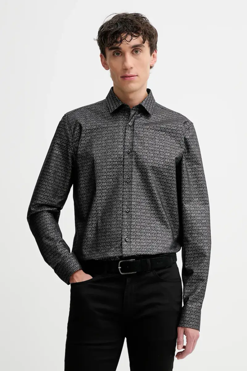 HUGO camicia uomo colore nero 50524846