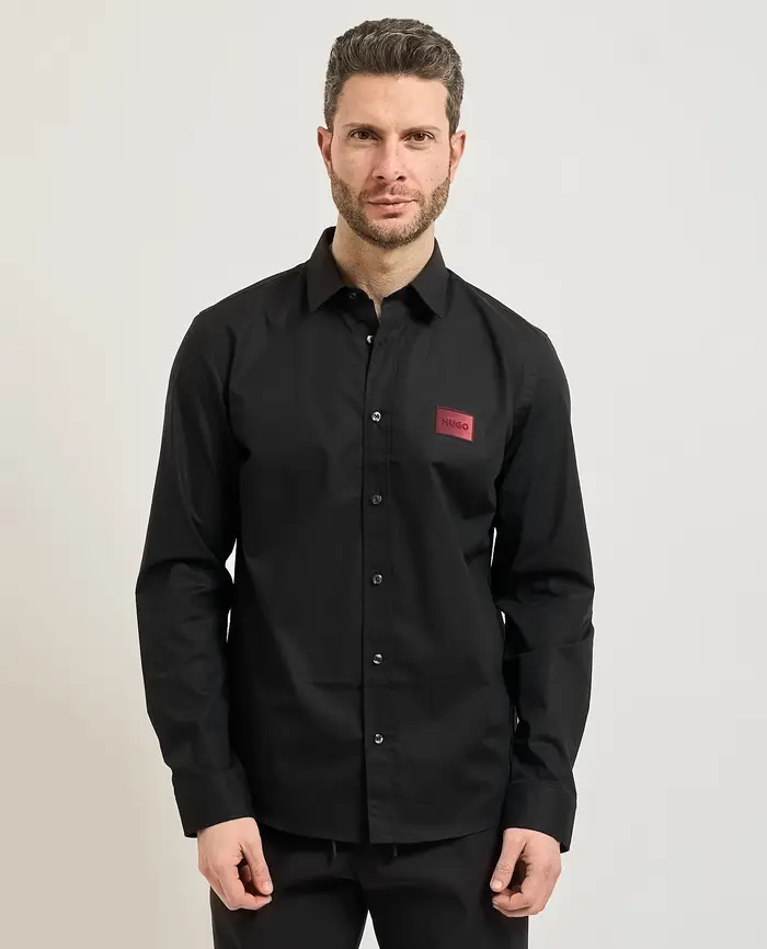 HUGO Camicie Nero Nero Scuri
