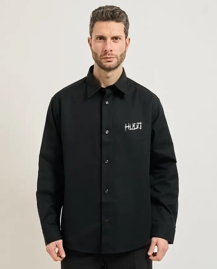 HUGO Camicie Nero Nero Scuri