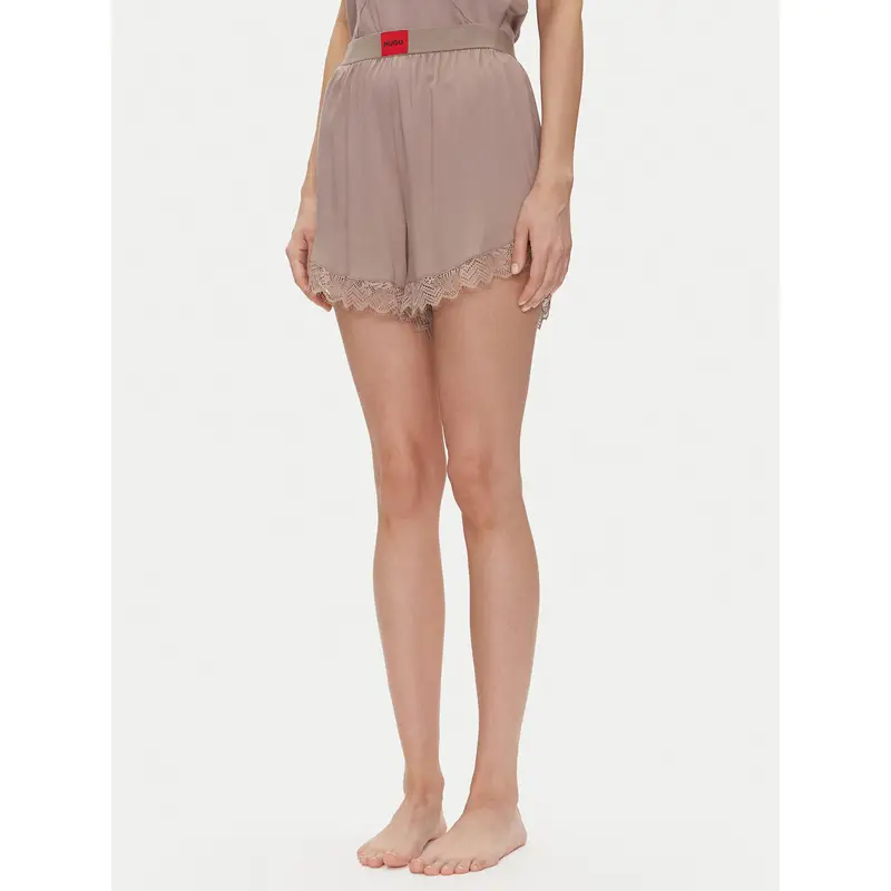 HUGO Pantaloncini del pigiama Red Label Lace_Short 50531629 Marrone Relaxed Fit