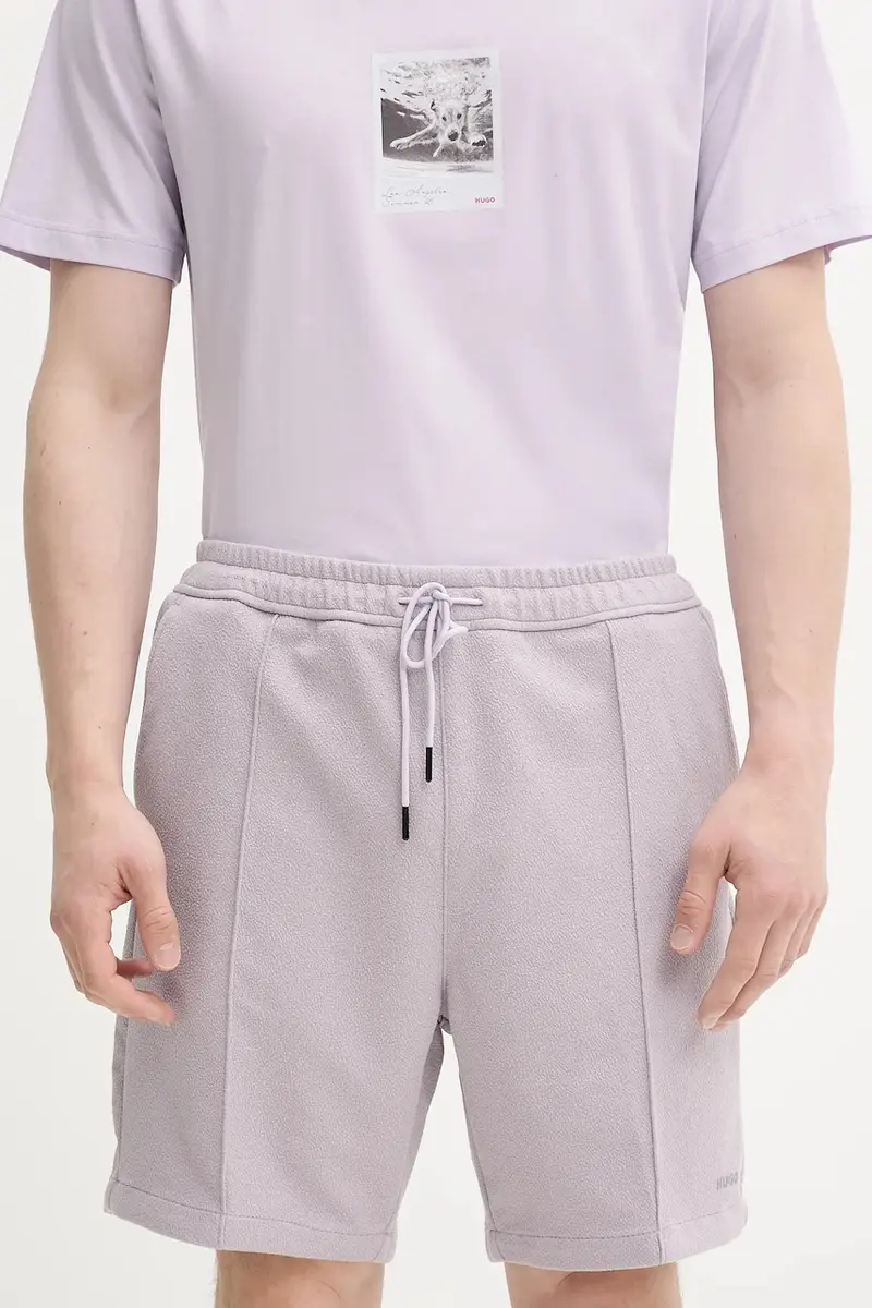 HUGO pantaloncini uomo colore violetto 50534647