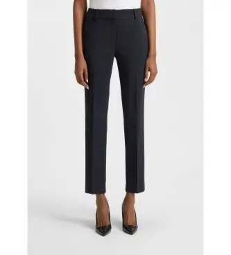 HUGO per donna 50516132 Pantaloni Hetana blu navy, Casual, Poliestere