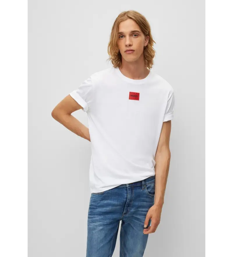 HUGO T-shirt Uomo Bianco 4057926