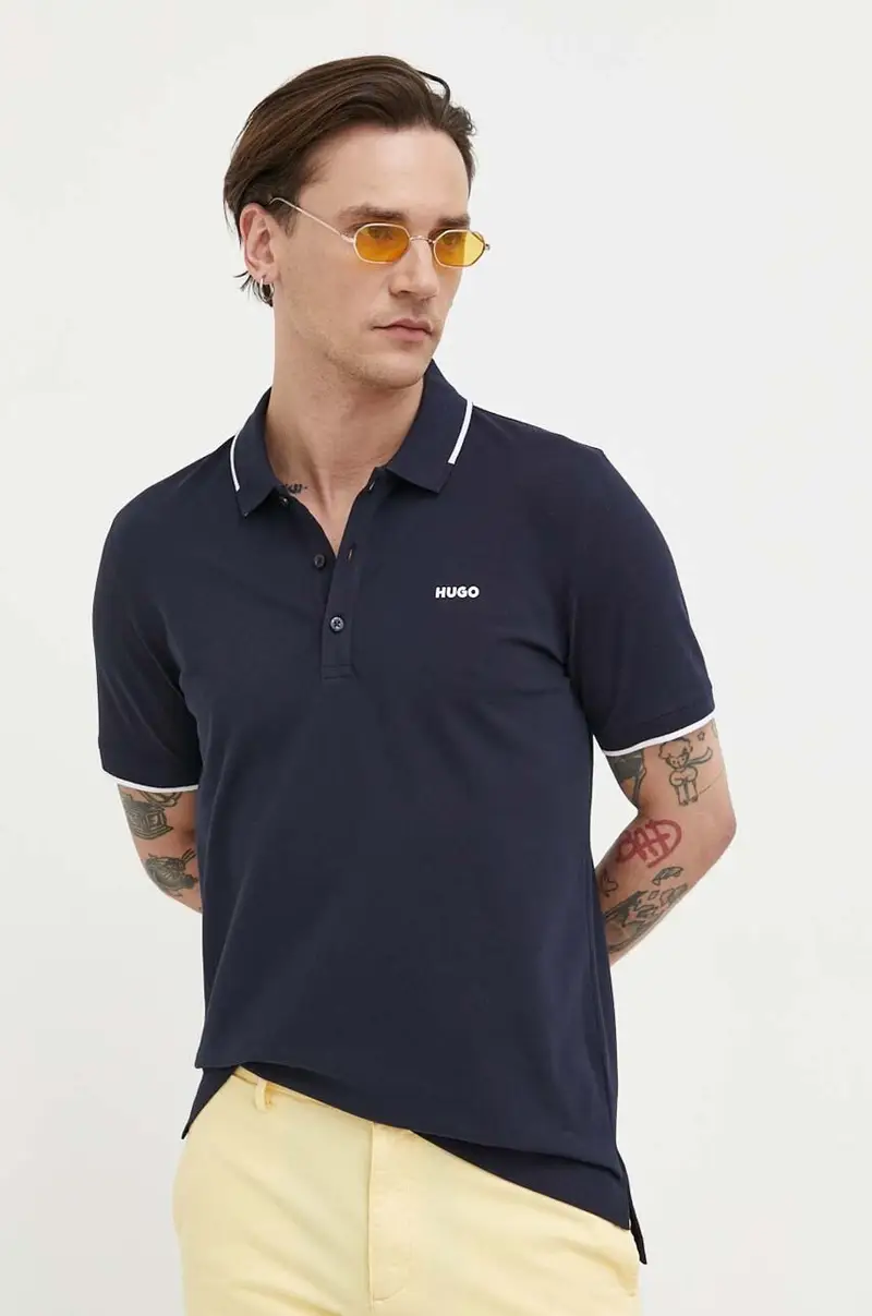 HUGO Polo Uomo Blu 2220248
