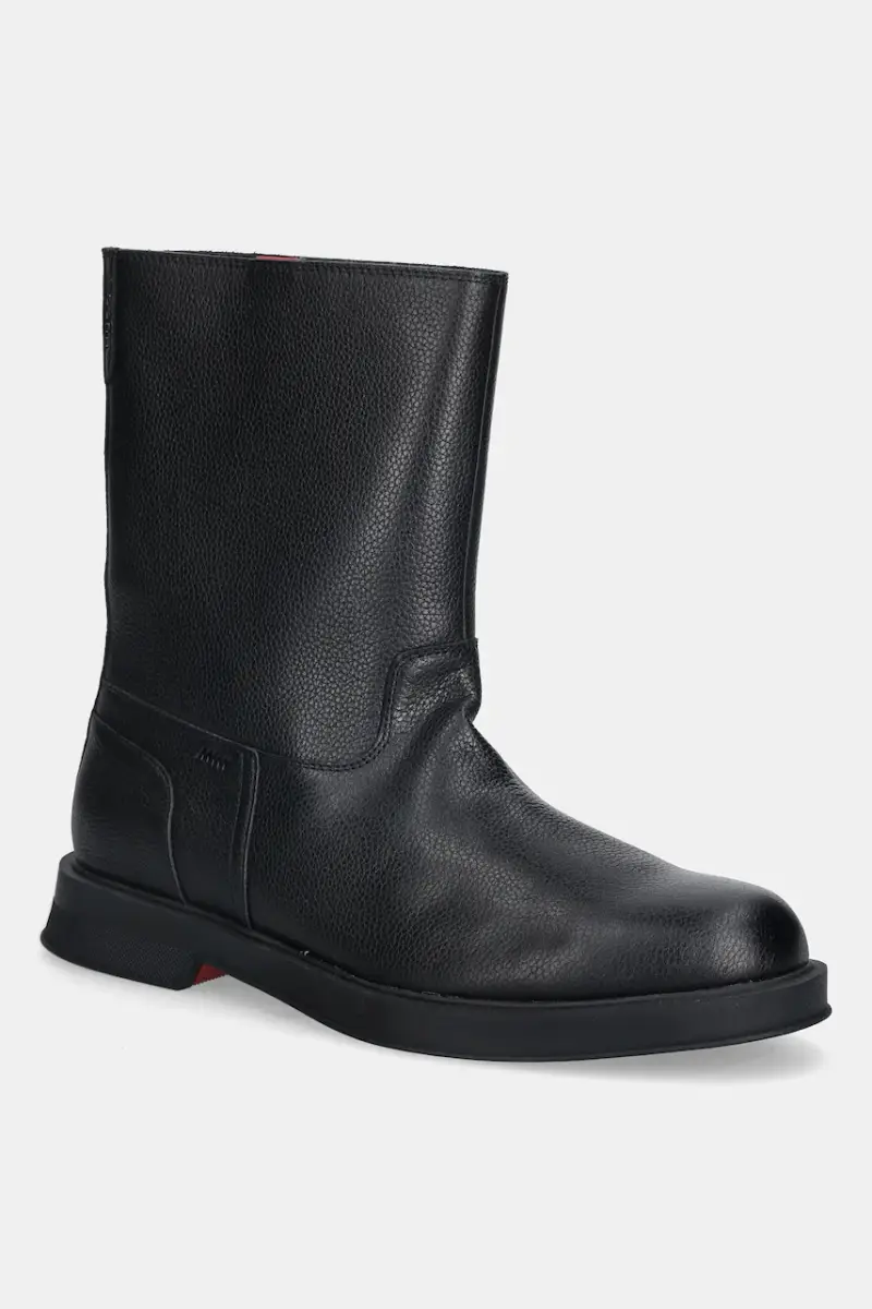 HUGO scarpe in pelle Lenner uomo colore nero 50552560