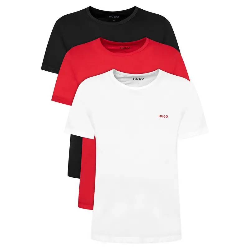 HUGO Set di 3 T-shirt 50532811 Multicolore Regular Fit