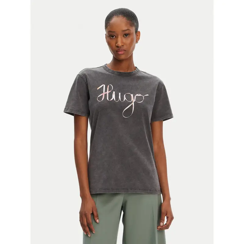 HUGO T-shirt Nero 4156047
