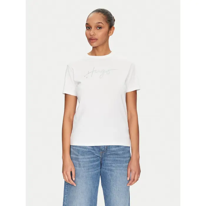 HUGO T-shirt Bianco 4989902
