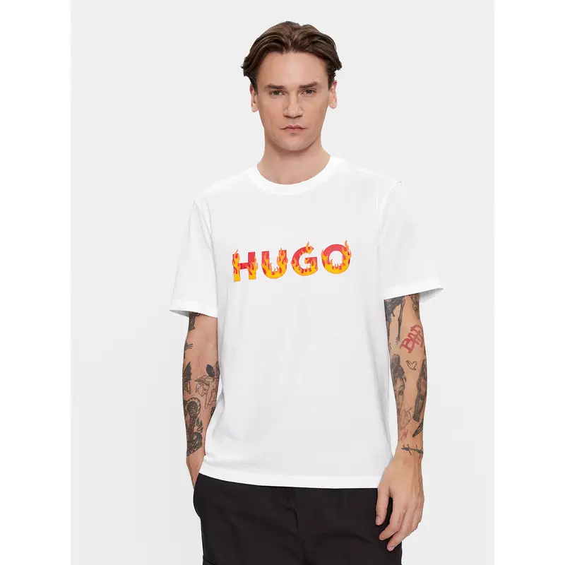 HUGO T-shirt Bianco 3340699