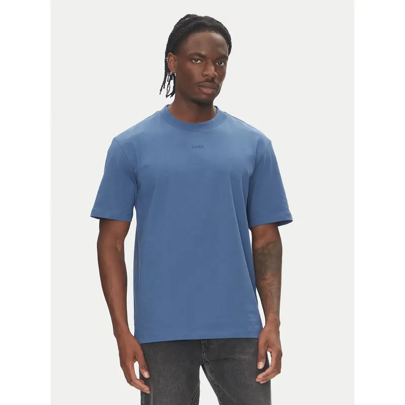 HUGO T-shirt Dapolino 50488330 Blu Relaxed Fit