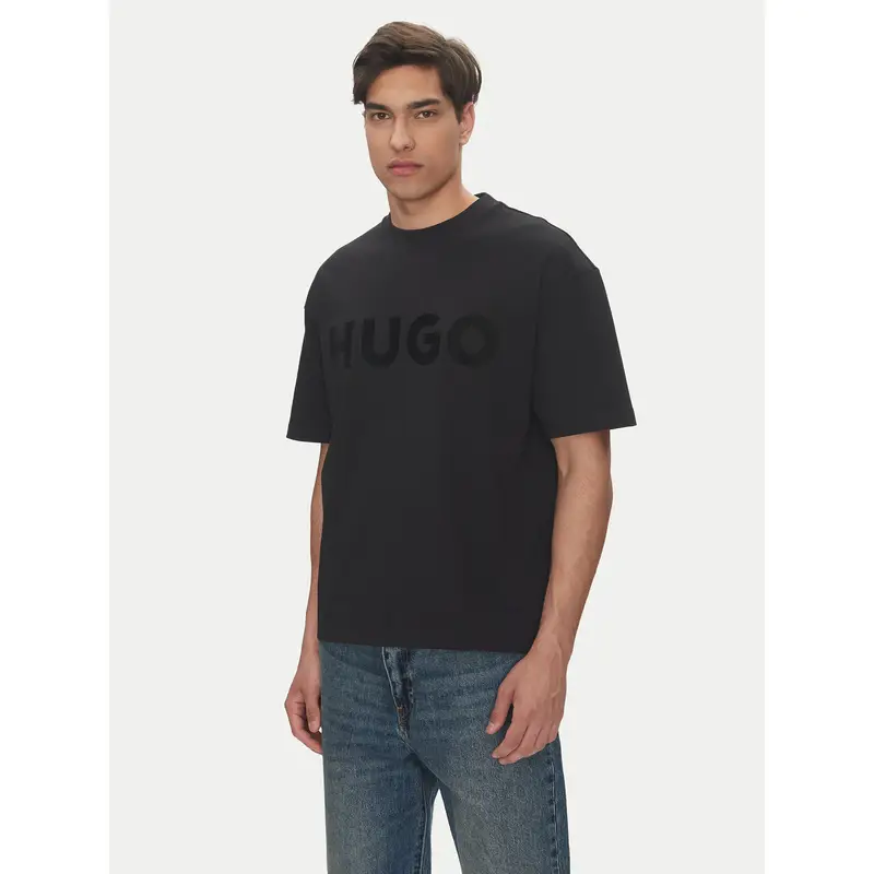 HUGO T-shirt Nero 3225490