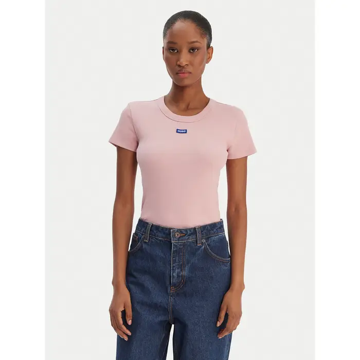 T-shirt Easy 50523924 Rosa chiaro Slim Fit