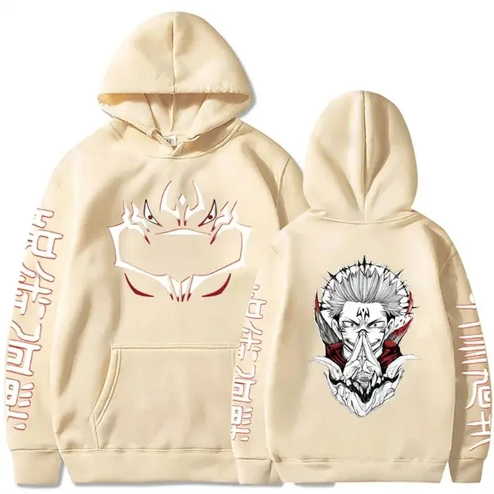 huiteng1 Felpe con Cappuccio 3D Anime Satoru Gojo Stampa Felpe per Bambini Prevalente Streetwear Harajuku Manga Felpa Unisex Abbigliamento miniatura 3