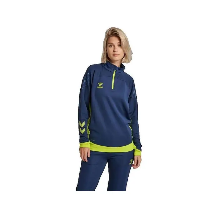 Hummel Felpe Pull hmlLEAD Half Zip Blu