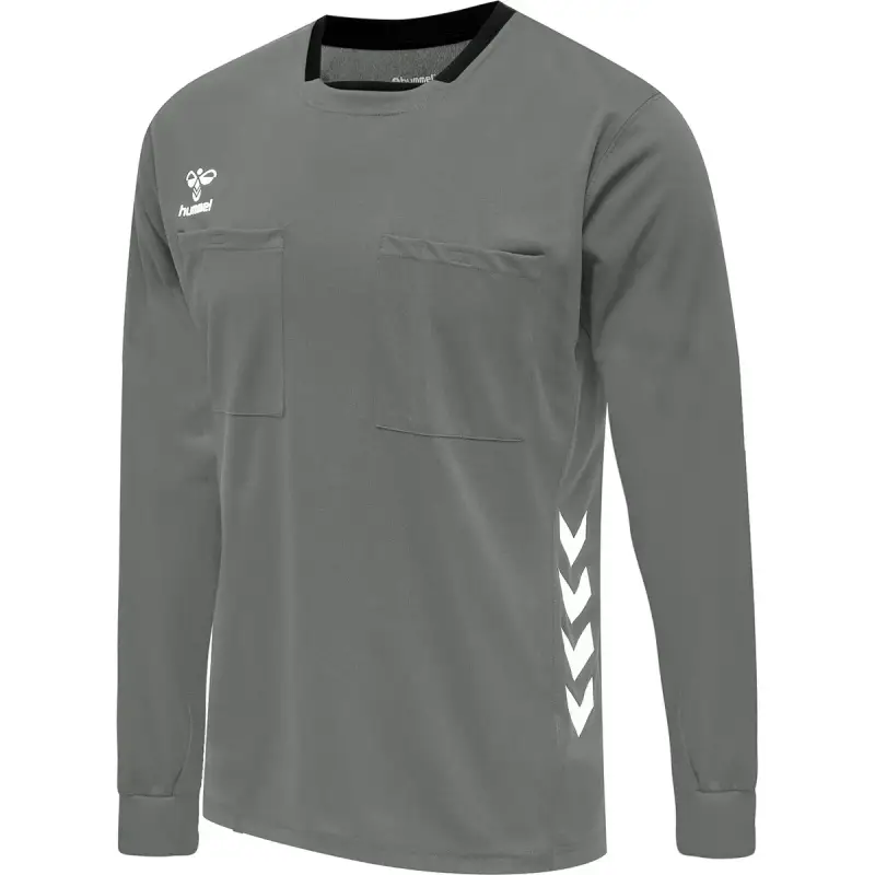 Hummel Maglietta a maniche lunghe hmlreferee chevron Gris