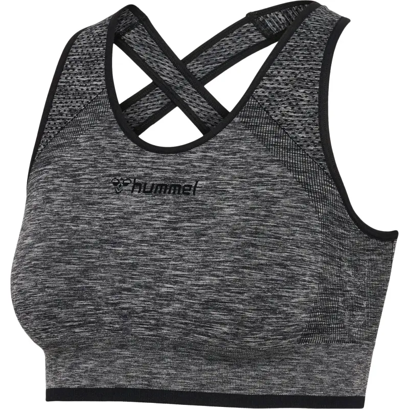 Hummel Reggiseno sportivo senza cuciture per donna Mt Una