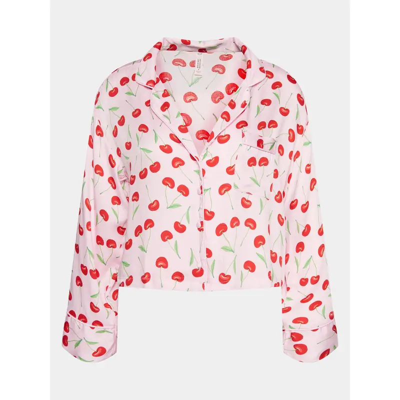 Hunkemöller Maglietta del pigiama 205059 Rosa Relaxed Fit