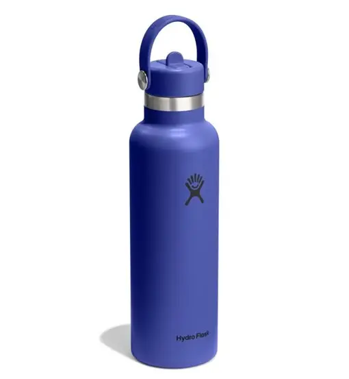 Hydro Flask Standard Mouth with Flex Straw Cap 710 ml - borraccia Blue