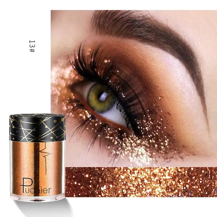 Pudaier Holographic Glitter Shimmer Sirena Ombretto Evidenziatore Viso Festival Glitters Corpo 13#