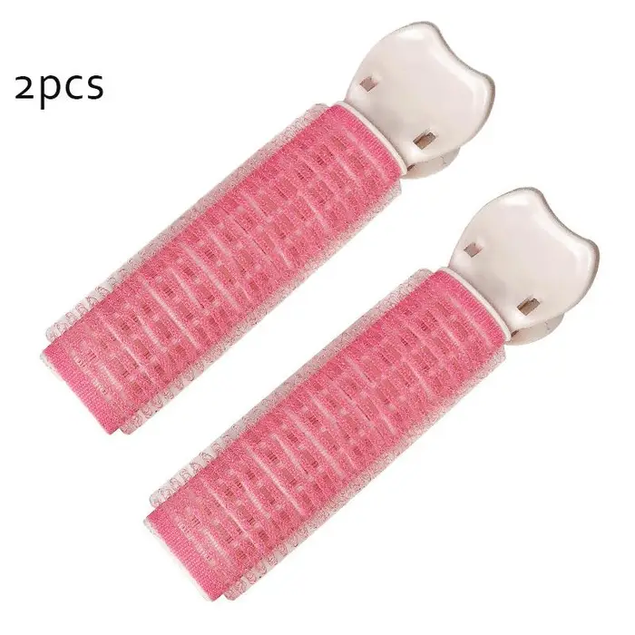 i-Beautiful Radice dei capelli Fluffy Clip Bangs Bigodino Strumento per lo styling dei capelli arricciacapelli autoadesivo Bigodino per