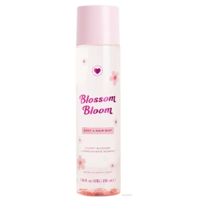 I heart revolution Spray profumato per corpo e capelli da donna colore Fiori di ciliegio e melograno 236 ml