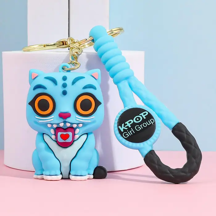 I Kpop Creativo KPOP Cacciatori di Demoni Tigrotto Portachiavi Ciondolo Cartone Animato Anime Caccia ai Mostri Ragazza Anello Portachiavi