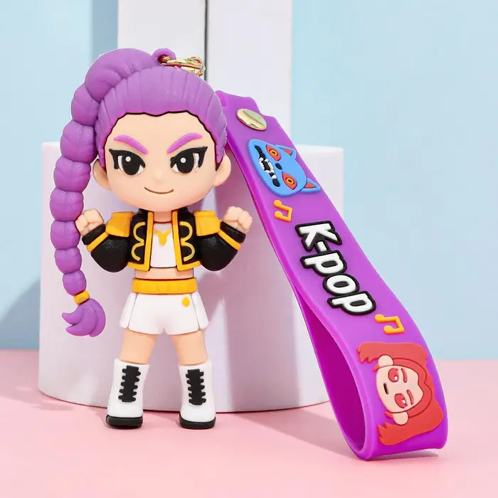 I Kpop Creativo KPOP Cacciatori di Demoni Tigrotto Portachiavi Ciondolo Cartone Animato Anime Caccia ai Mostri Ragazza Anello Portachiavi