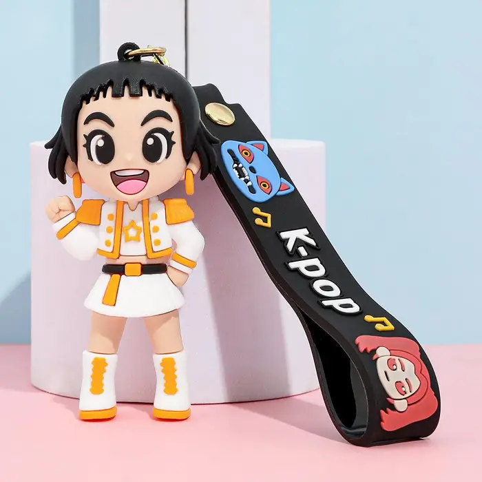 I Kpop Creativo KPOP Cacciatori di Demoni Tigrotto Portachiavi Ciondolo Cartone Animato Anime Caccia ai Mostri Ragazza Anello Portachiavi