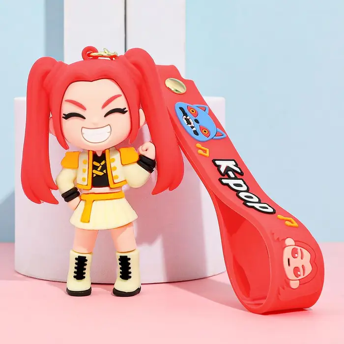 I Kpop Creativo KPOP Cacciatori di Demoni Tigrotto Portachiavi Ciondolo Cartone Animato Anime Caccia ai Mostri Ragazza Anello Portachiavi