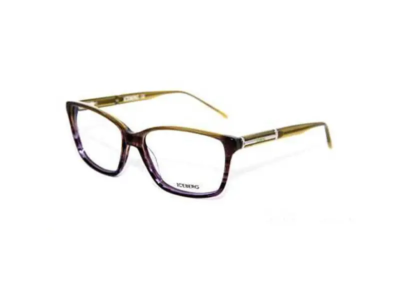 Iceberg Unisex IC193 04 Montature da vista outlet Plastica Verde Squadrata