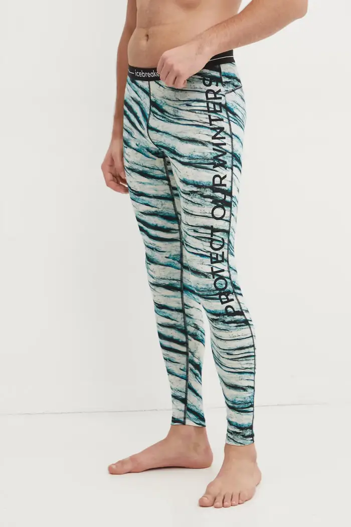 Icebreaker leggins funzionali x Protect Our Winters Beige