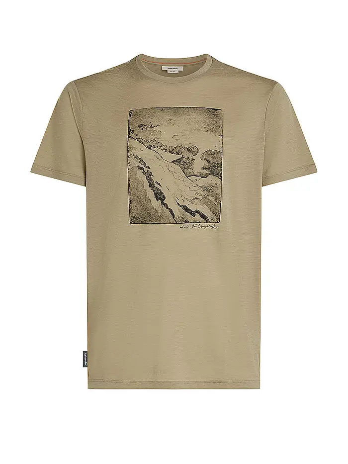 Icebreaker Maglietta tecnica da uomo Summit 150 beige