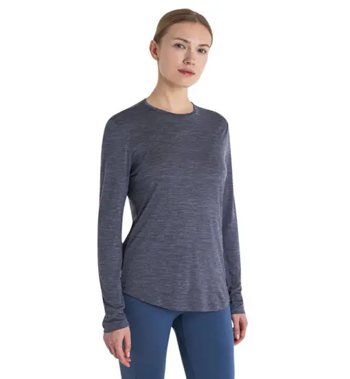 Icebreaker Merino 125 Cool-Lite Sphere - maglia maniche lunghe - donna Grey