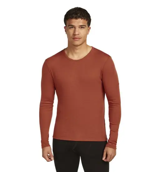 Icebreaker Merino 175 Everyday Crewe - maglietta tecnica - uomo Orange