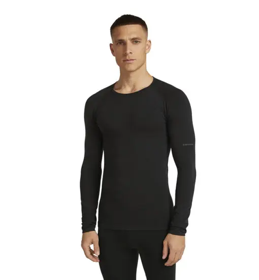 Icebreaker Merino 260 Seamless Thermo - maglietta tecnica maniche lunghe - uomo Black