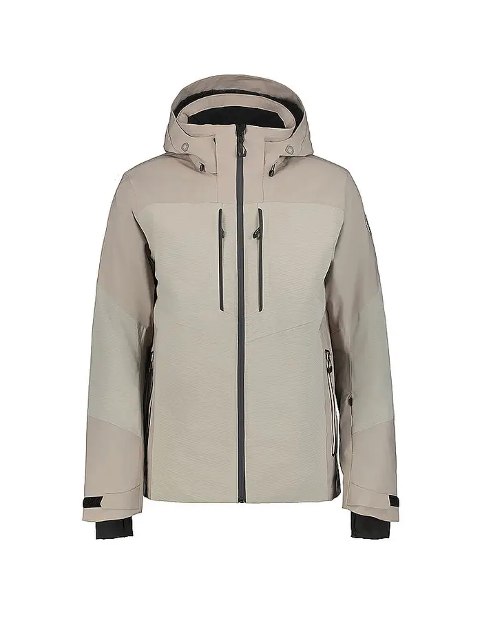 icepeak Giacca da sci da uomo Faulkton con cappuccio grigio