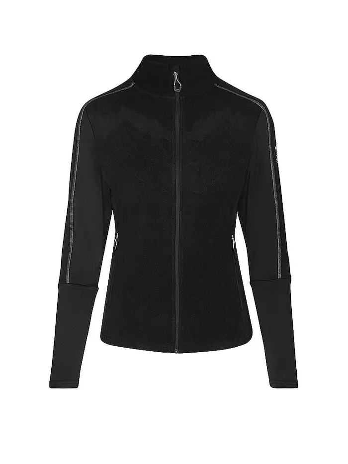 icepeak Giacca in pile Fairway da donna nero