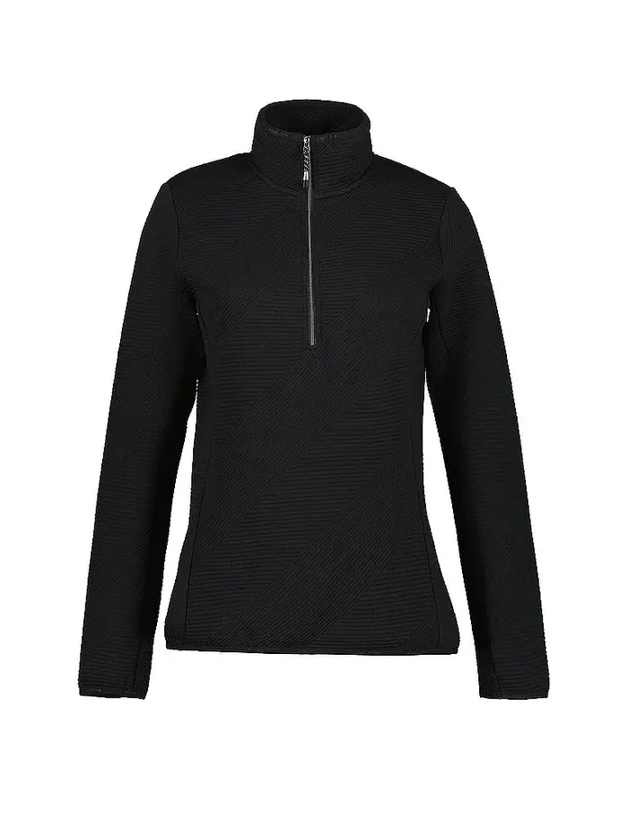 icepeak Zipshirt intimo da donna Evansdale nero