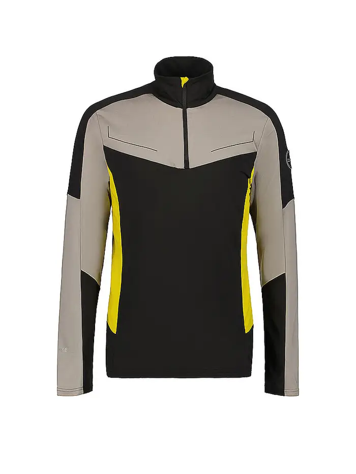 icepeak Zipshirt intimo da uomo Frenner nero
