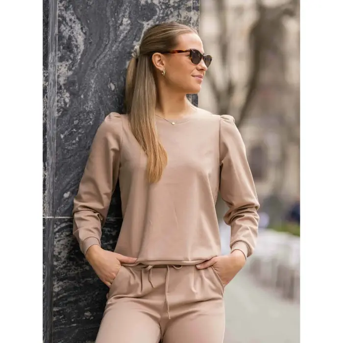 Ichi Felpa da donna IHKATE 2 Beige