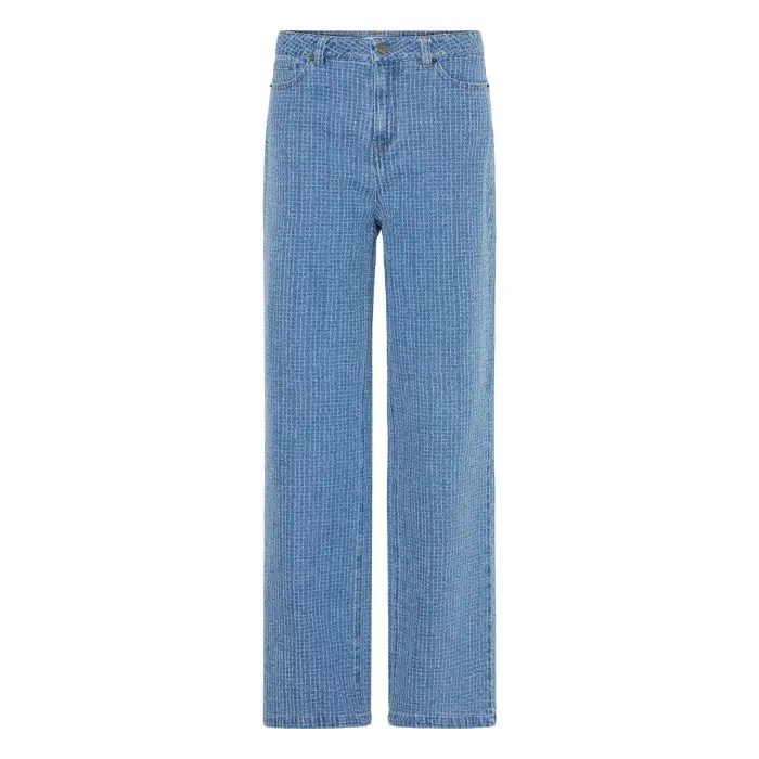 Ichi Jeans dritti donna IHIsalia Bleu