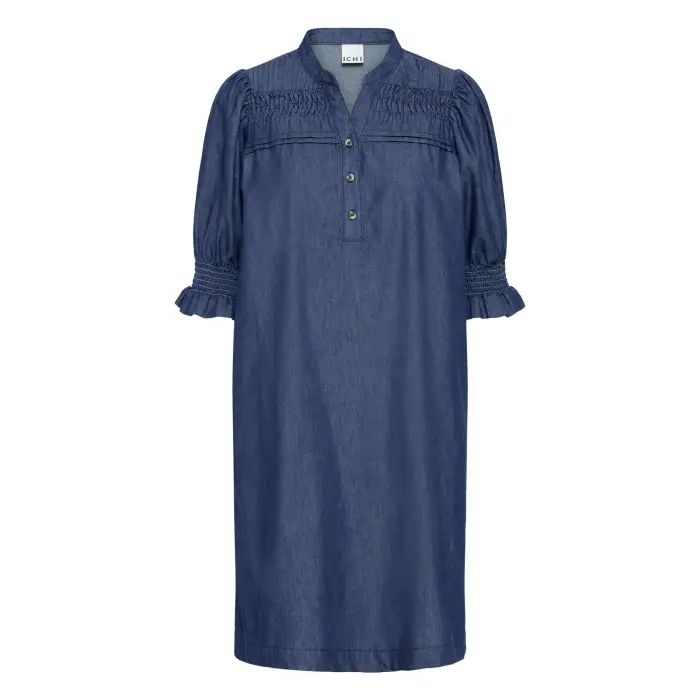 Ichi Vestito donna in denim IHAncey Bleu