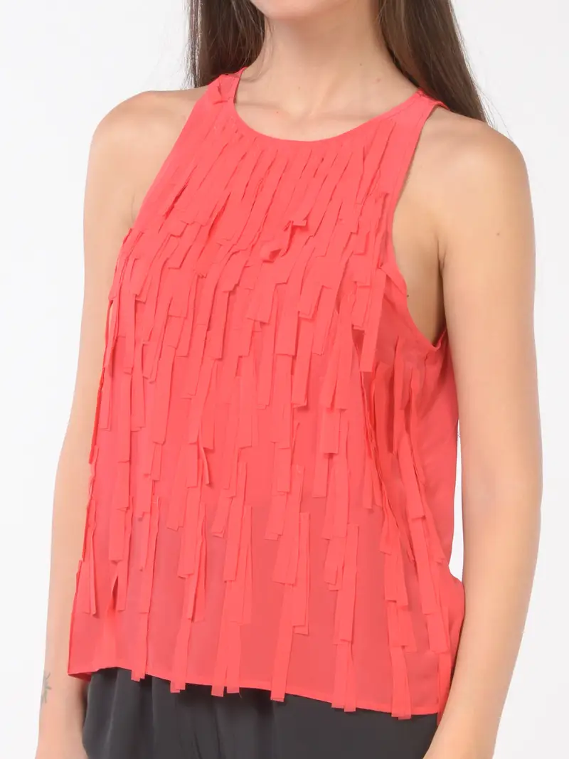 ICONA BY KAOS Top Donna Rosso 4609029