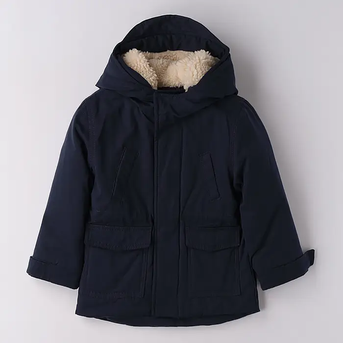 Ido Giubbotto imbottito tinta unita 4f208 bambino navy