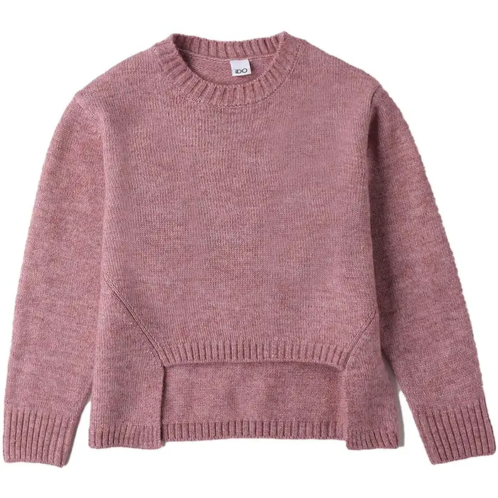 Ido Maglione bambina Maglia Chiusa Rosa