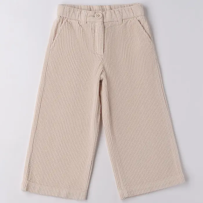 Ido Pantalone a coste di velluto 4f329 bambina sand