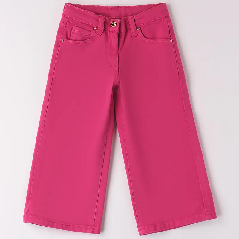 Ido Pantalone ampio tinta unita 4a614 bambina very berry