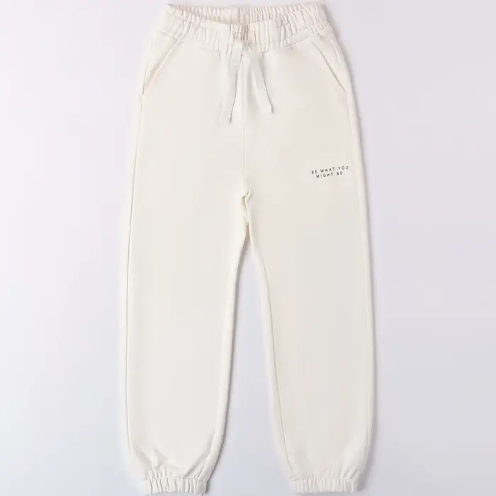 Ido Pantalone sportivo con polso 4a876 ragazza off white