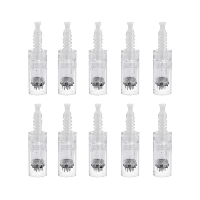 Igeteck 10 cartucce di ricambio per microaghi per penna Derma Pen Dr Pen Micro-Needling 36pin