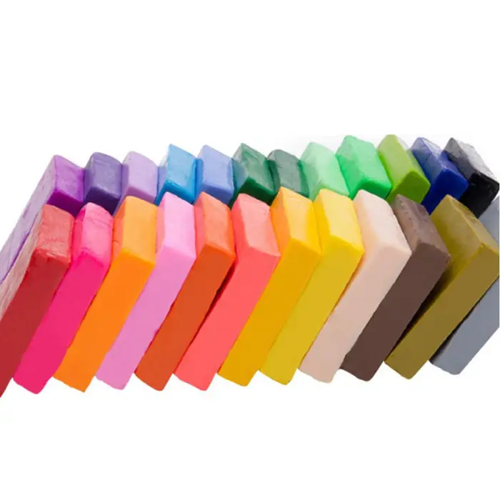 Igeteck Argilla polimerica in piccoli blocchi di 24 colori, kit di argilla colorata fai-da-te con strumenti di modellazione, con strumenti